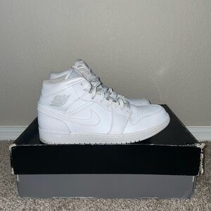 Jordan 1 Retro White Mens Size 10